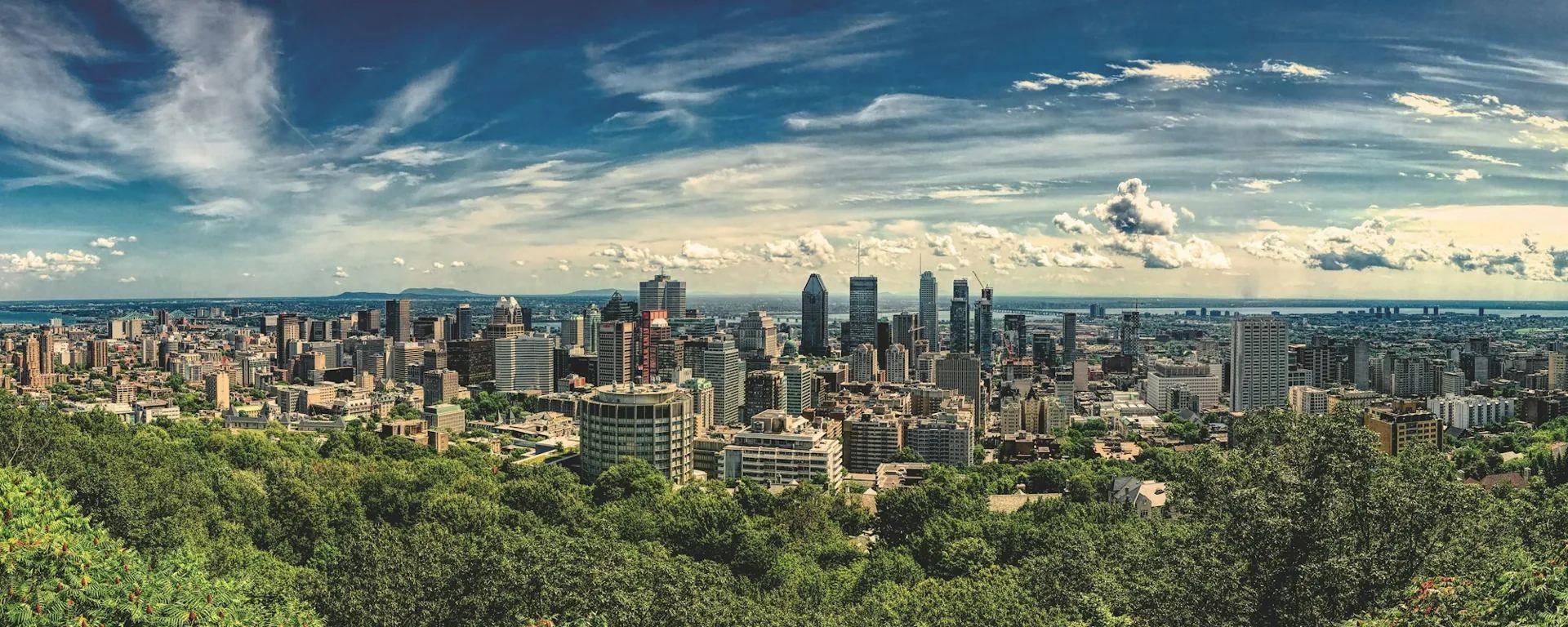 Vue de Montréal depuis le mont Royal